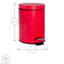Harbour Housewares - Round Bathroom Pedal Bins-110812138