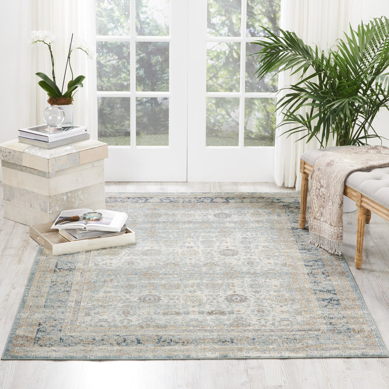 Beckner Oriental Area Rug, Rectangle 274 x 366cm