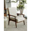 Fauteuil d'appoint rembourré avec structure en bois massif Bridgeview, ensemble de 2-384880900