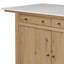 Fatima Kitchen Island-Aged Natural Oak