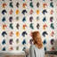Papier peint double cheval-310505219