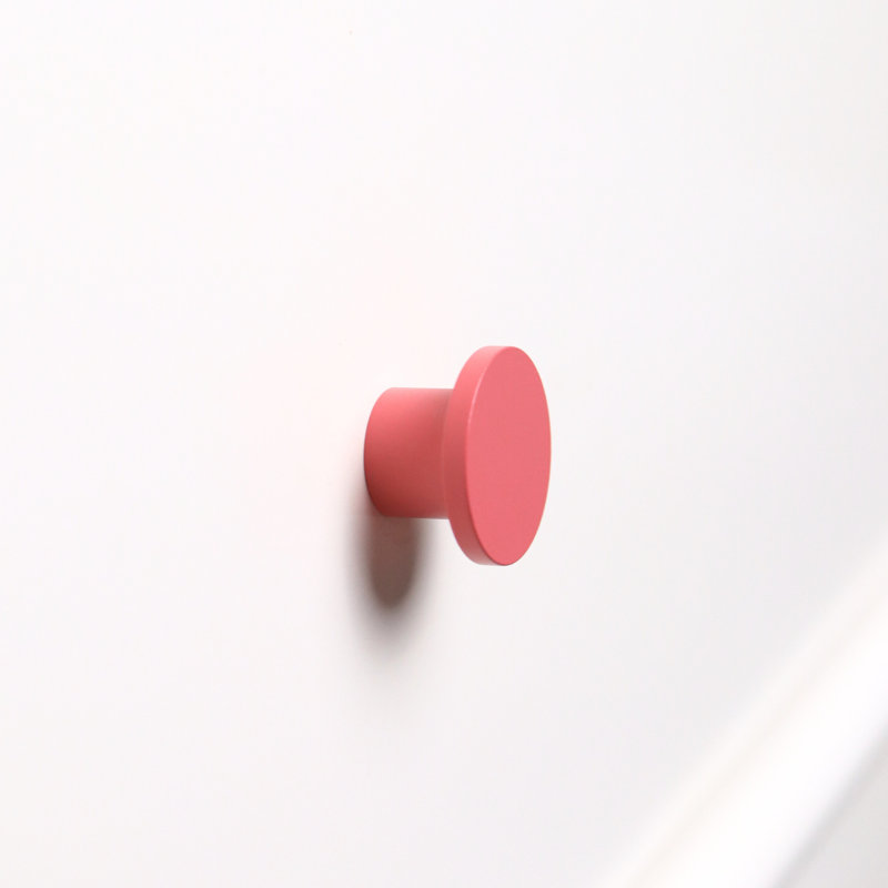 1" Diameter Circle Knob, Blush (Pink)