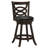 Blevice Wood Swivel Counter Stool Cappuccino-81643035