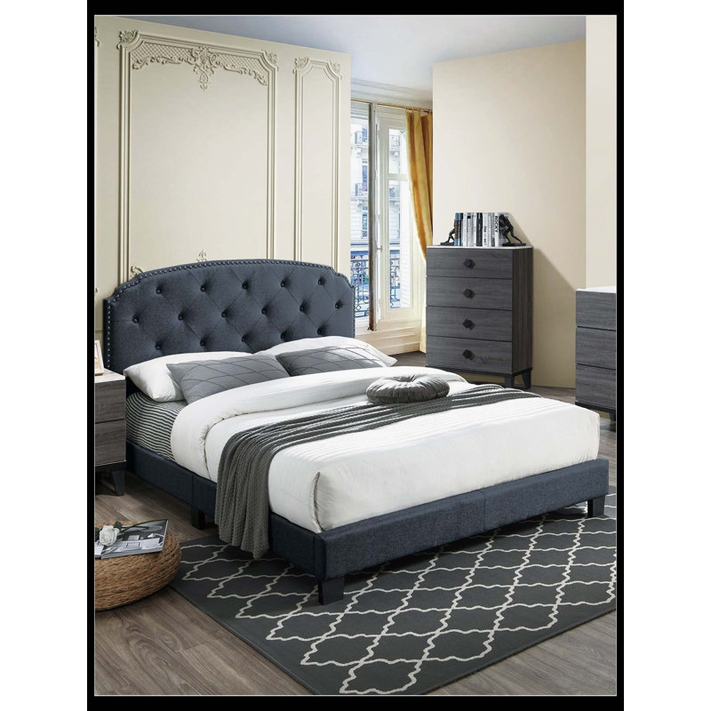 Mobilier de chambre à coucher grand lit 1pc