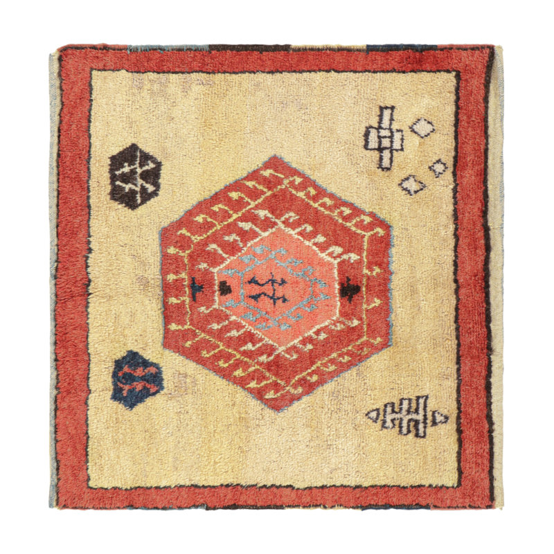 One-of-a-Kind 3'11x4'5 Hand Knotted Area Rug