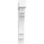 Support standard en PVC de qualité architecturale avec extrémités en bloc-33859899