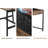 4-Piece Dining Table Set for 4 People,Rectangular Kitchen Table Set with 2 Chairs & 1 Bench,Double Side Drawers,Perfect for Dining Room,Kitchen,Restaurant,Yard-457115612