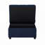 Fauteuil convertible en velours capitonné-1889771035