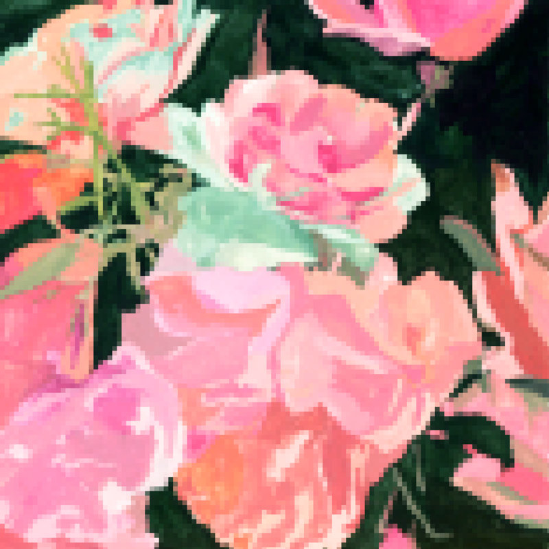About Roses II by Melissa Wang - Wrapped Canvas Print, 122 cm H x 122 cm W