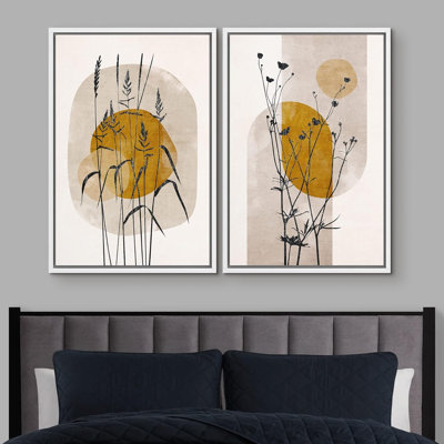 Abstract Botanical 2 - Pieces