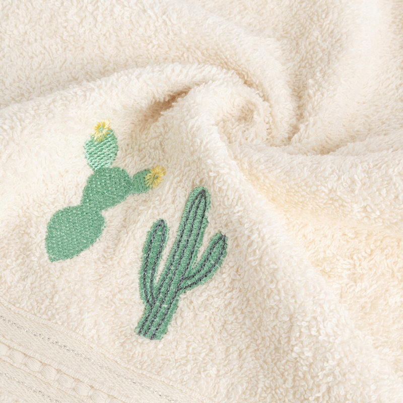 Wolter Midweight Jacquard Hand Towel, Cream