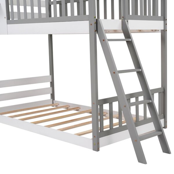 Viv + Rae Dimarco Kids Twin Over Twin Bunk Bed & Reviews | Wayfair