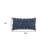 Navy Blue Twisted Chevron Pattern Throw Pillow
