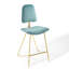 Modway Ponder Performance Velvet Bar Stool-48366009-48366789