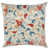 Bleu / rouge / beige floral 6