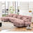 Modular Sectional Sofa Couch With Convertible Ottomans-703015255-703015254-703015253