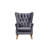 Calcott Velvet Wingback Chair-692444354