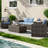 Arlington Wicker 5 - Person Seating Group with Cushions-814772312