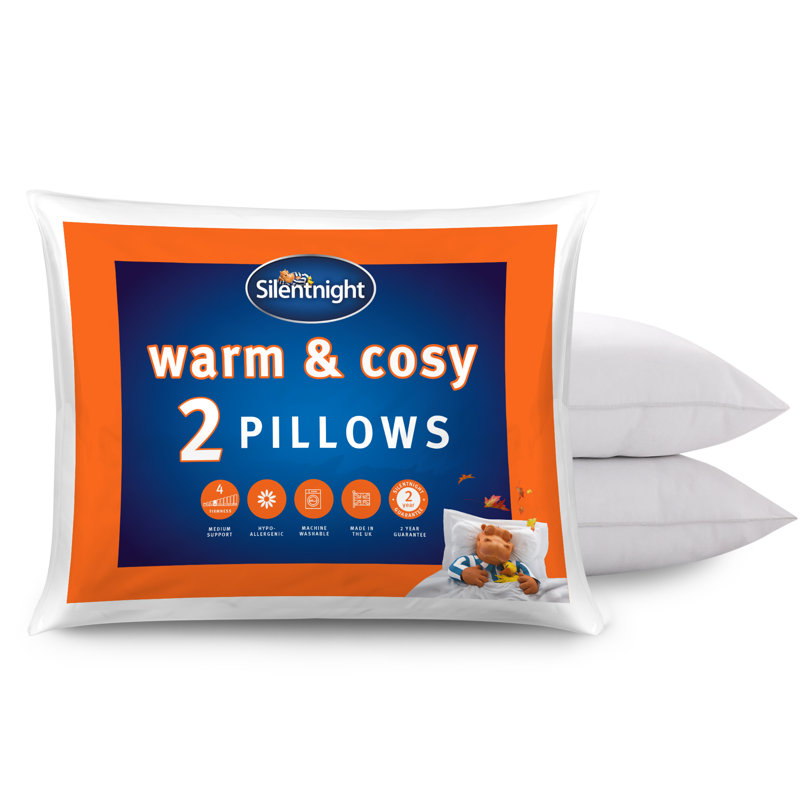 Silentnight Warm And Cosy Pillows Medium Soft Support