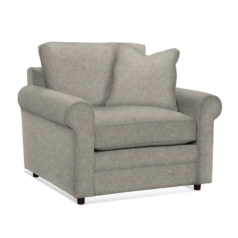 Edgeworth Upholstered Accent Chair, Basic Grey; 0317-83