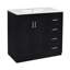 Ensemble de meuble-lavabo avec lavabo en céramique, meuble de rangement pour salle de bain, ensemble de meuble-lavabo autoportant avec 3 tiroirs-912762709-912762704