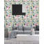 Pastel Flowers On White Peel And Stick Wallpaper-291749122