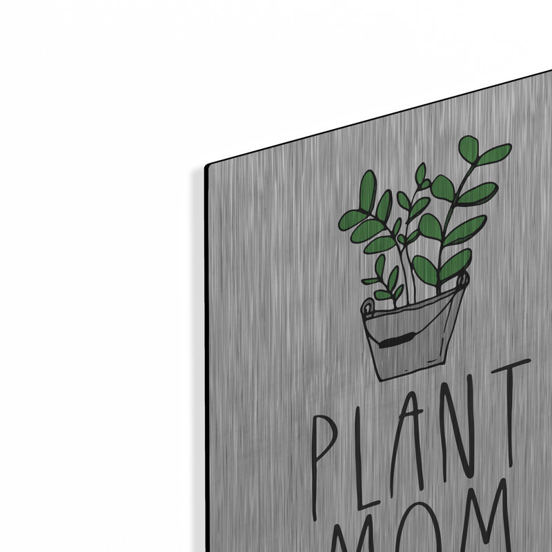 «Plant Mom» par Lux + Me Designs, art mural, H 16 po x l 12 po