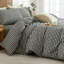 Ensemble de housse de couette en vichy à carreaux 100% coton lavé Life-121612433-121612436