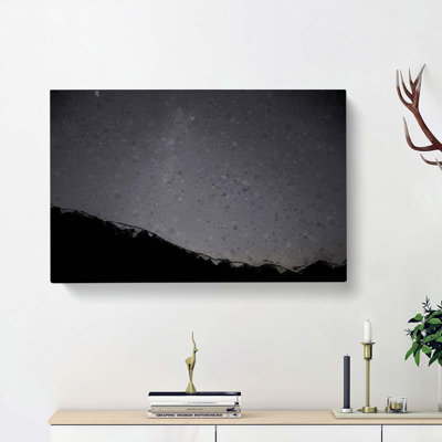 Stars Over The Lake District In Abstract - Wrapped Canvas