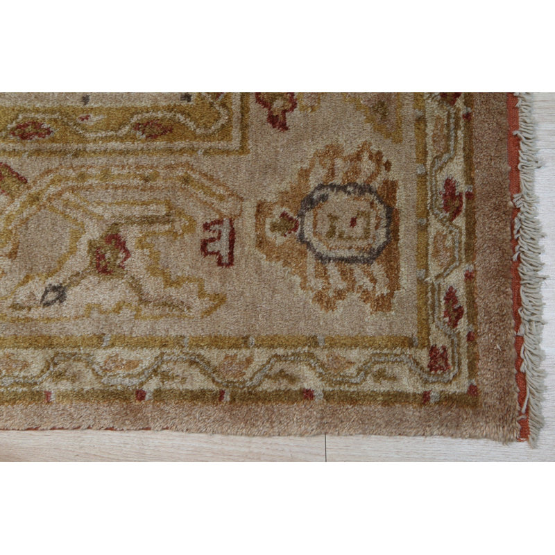 Hand Knotted Wool Floral Area Rug