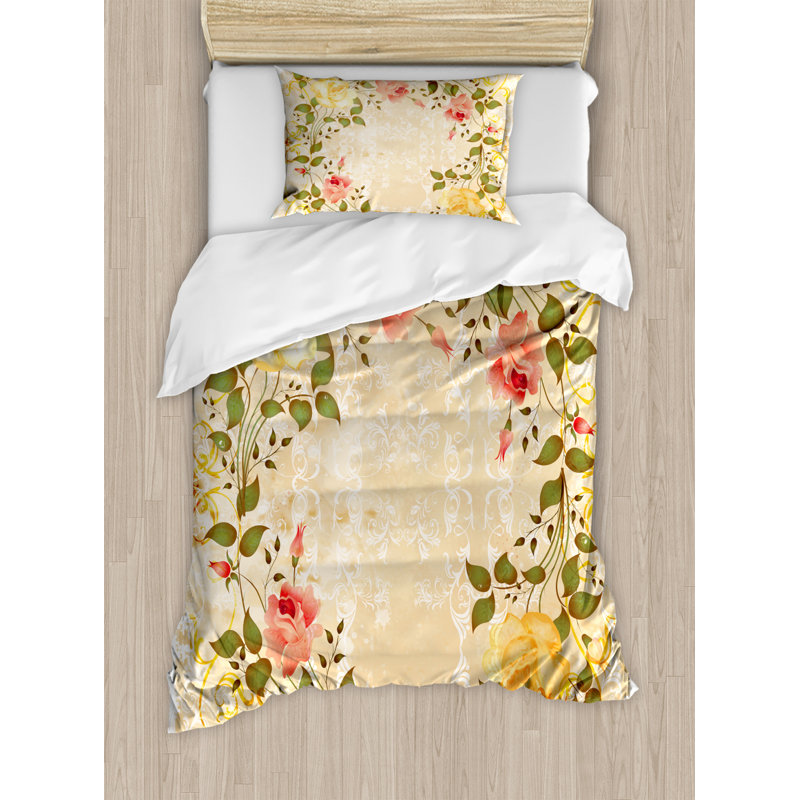 French Country Polyester Duvet Cover