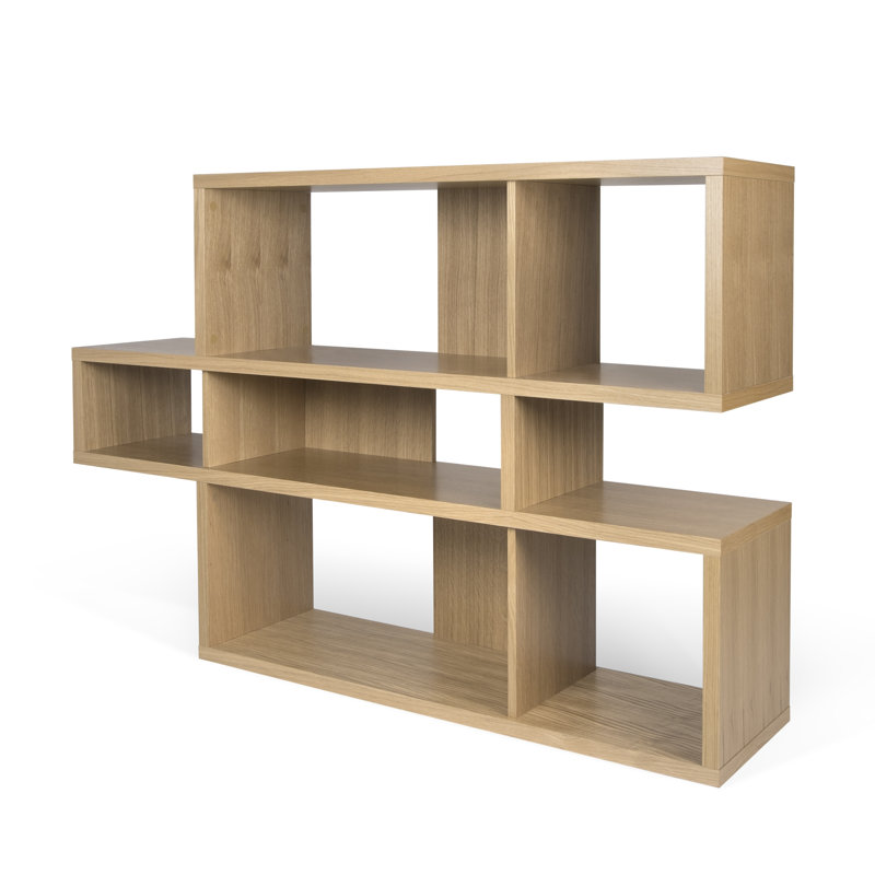 Geometric Bookcase, Oak