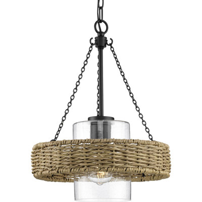 Luminaire suspendu d'extérieur à une lumière 18,5 po