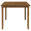 Ensemble de 6 tables de salle à manger en bois, table rectangulaire, 4 chaises en tissu et banc-51276064