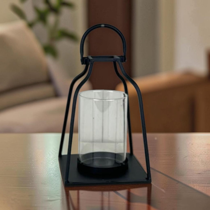 Metal Candle Holder Lantern 19cm