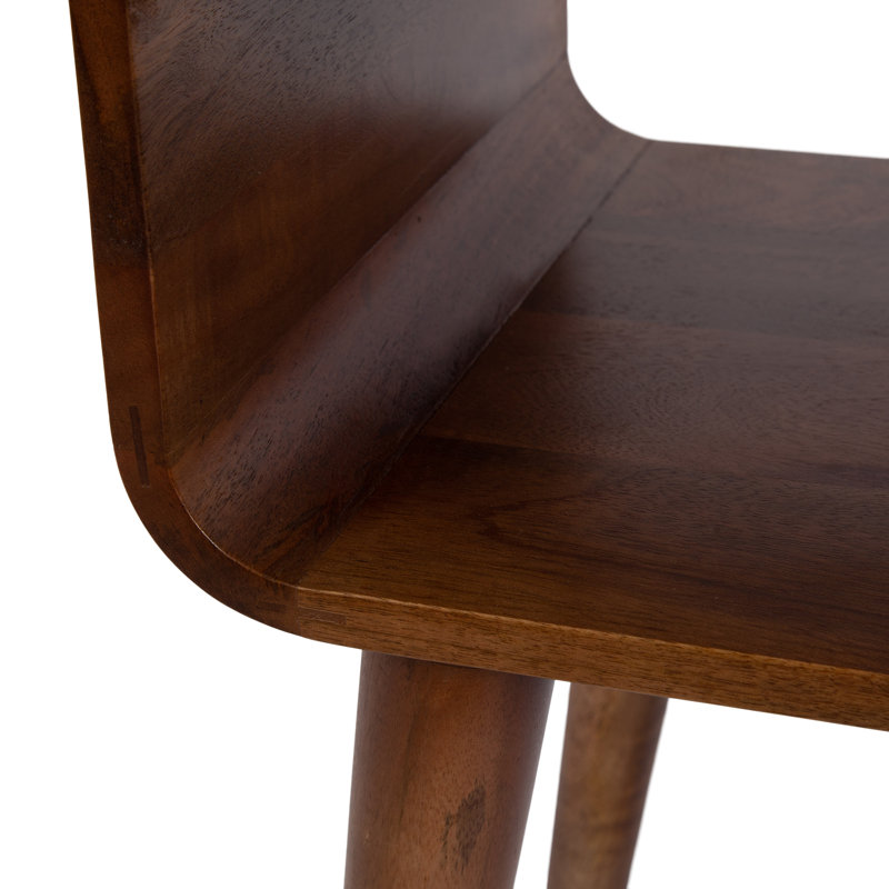 Table de bout en bois massif Quilby, Brown