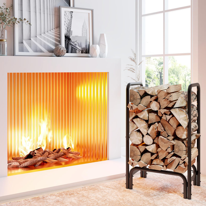 Porte-bûches pour l'intérieur et l'extérieur