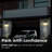Solar Wall Sconce Lantern W/ Flame Effect