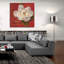  «Paris Blossom 3» par Danhui Nai, art mural en verre acrylique, 36 po x 36 po
