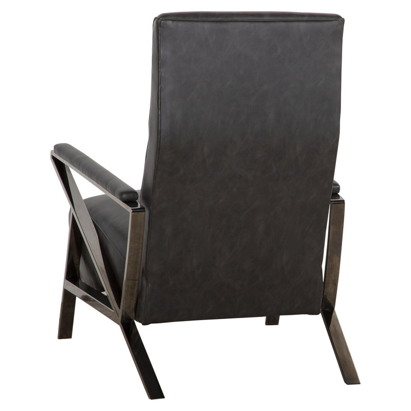 Infinity 28.25" Wide Manual Standard Recliner, Brushed Nickel, Perigold Replay Clay