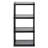 Gracious Living 4 Shelf Fixed Height Light Duty Storage Unit-65000918