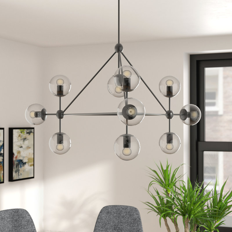 Wyckhoff 10 - Light Dimmable Sputnik Chandelier