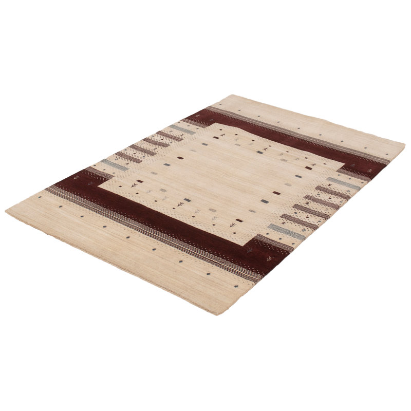 Tapis noir / brun Gabilan Southwestern, Rectangle 5 pi x 8 pi