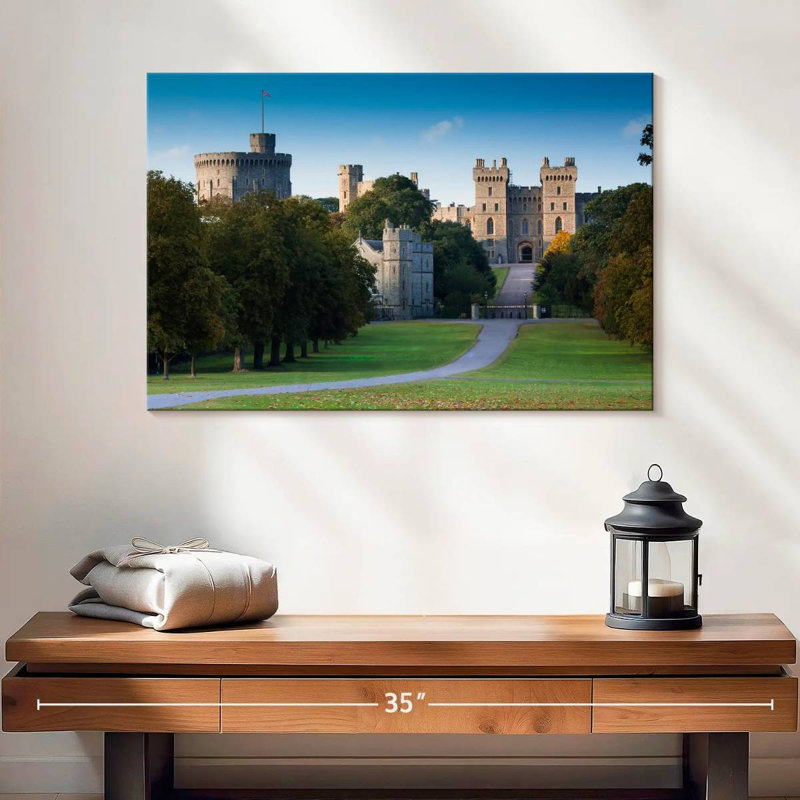 Kavia The Long Walk Windsor Castle, H 16 po x l 24 po