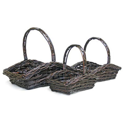Gracie Oaks Wicker Decorative Basket