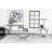 Durante U-Shaped Base Rectangular Console Table