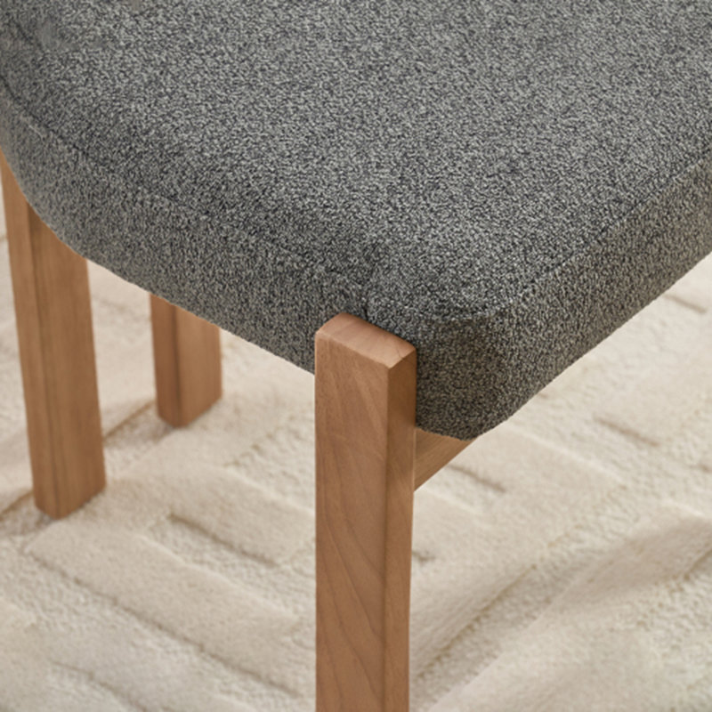 Chaises de salle à manger moelleuses, Gris