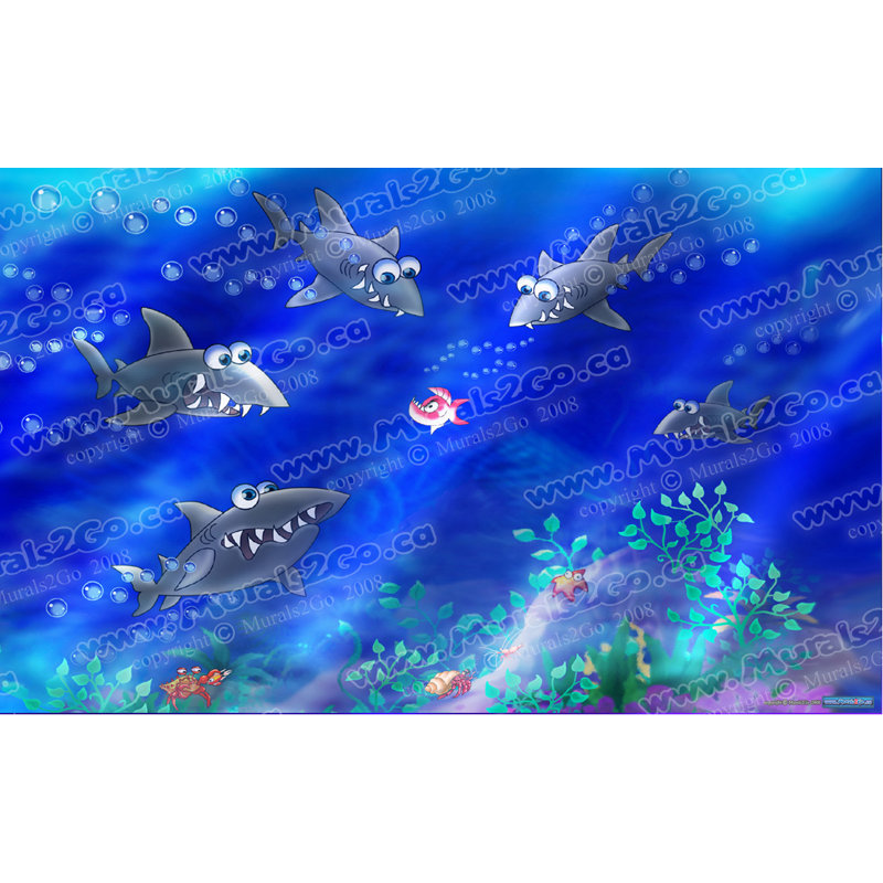 Nautical & Beach Non-Wall Damaging Wall Decal, 22" H x 36" W