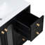 36-inch Bathroom Vanity With Overflow Hole For 36" Vanity: Spacious Drawers Organized Storage-1506047113