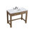 Hudson 42'' Single Bathroom Vanity with Engineered Marble Top-93548974